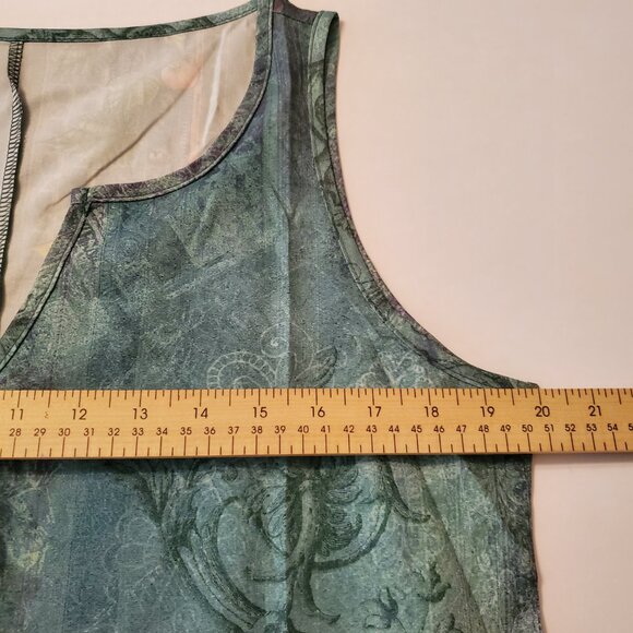 Casual Tank Dress 97% Polyester 3% Spandex Size L. - Picture 6 of 7